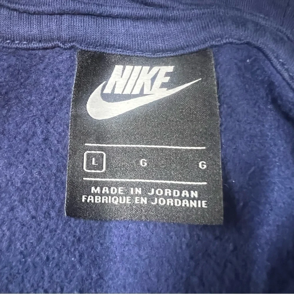 Nike Fleece Pullover Hoodie Men’s L BV2654-410 Midnight Blue‎ Sweatshirt